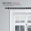 Stilgarnitur Schwarz 120-220 cm – ausziehbare Metall Produktbild-Vorschau 8