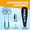 Apollo Badminton Match Pro 800 Carbon Blau/Grün Produktbild-Vorschau 4