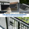 Balkonkraftwerk PV Halterung für Geländer Flachdach Wand Produktbild-Vorschau 7