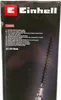 The image shows the side of a product box for a hedge trimmer, with product details and branding visible. Náhled obrázku produktu