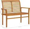 vidaXL Zahradní lavice 112 cm z masivního teakového dřeva Náhled obrázku produktu 5