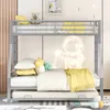 okwish Etagenbett, Metallbett für Kinder, Jugendliche, Produktbild-Vorschau 2