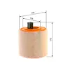 BOSCH Luftfilter SKU: F026400436 OPEL ASTRA K 1,6CDTI 15- Produktbild-Vorschau 13