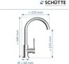 SCHÜTTE Küchenarmatur CORNWALL, Wasserhahn Küche mit Produktbild-Vorschau 5