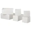 IKEA SKUBB-Box, 6er-Set, weiß Produktbild-Vorschau 1