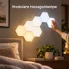 10er Set Hexagon LED Panel Wandleuchten Sechseck Gaming Produktbild-Vorschau 2