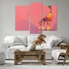 Bild auf Leinwand - Leinwandbild - Giraffe modern Grafik - Produktbild-Vorschau 6