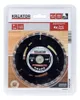 A circular saw blade is displayed in its retail packaging, which is made of clear plastic and cardboard. Produktbild-Vorschau