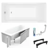 ECOLAM Badewanne Rechteckbadewanne 170x75 cm Savia Styropor Produktbild-Vorschau 2