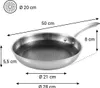 A diagram of a frying pan with dimensions indicated. Náhľad obrázku produktu