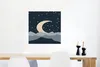 MuchoWow® Poster Pastell - Mond - Sternenhimmel 50x50 cm - Produktbild-Vorschau 5