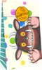 A close-up of a Gruffalo-themed party decoration box, featuring the Gruffalo character peeking out. Produktbild-Vorschau