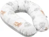 Cloudy Bears & Grey Velvet V-förmige Kissen Produktbild-Vorschau 1