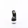 DELIGHT-608 Damen Sandale von Pleaser, Schwarz Transparent Produktbild-Vorschau 3