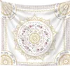 Skicovaný kvetinový gobelín, Mandala Flower Boho Wall Náhľad obrázku produktu 1
