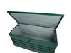 BELIANI Gartentruhe Dunkelgrün Metall 400 L 132 x 62 cm Produktbild-Vorschau 5