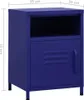 vidaXL Nachttisch Marineblau 35x35x51 cm Stahl Produktbild-Vorschau 8