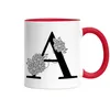 Buchstaben-Tasse A Tasse mit Buchstabe Alphabet Monogramm Produktbild-Vorschau 2