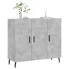The Living Store Sideboard Betongrau 90x34x80 cm Produktbild-Vorschau 3