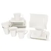 18pcs Service à café Ivory Porcelaine 6 personnes Tasses Voir les images du produit 2