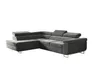 A dark gray sectional sofa is shown against a white background. Náhled obrázku produktu