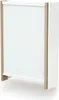 A white wall-mounted changing table with wooden accents. Anteprima dell’immagine prodotto