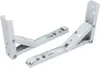 Two white folding shelf brackets are shown against a white background. Produktbild-Vorschau