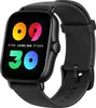 A black smartwatch with a colorful digital display is shown against a white background. Voir les images du produit