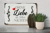Holzschild Spruch 30x20cm ohne Liebe ist Alles nichts Herz Produktbild-Vorschau 4