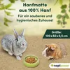 napfpower Hanfmatten für Nager 5 Stk. - Nagerteppich aus Produktbild-Vorschau 7