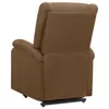 vidaXL Massagesessel mit Aufstehhilfe Braun Stoff Produktbild-Vorschau 3