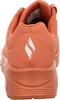 The back view of an orange sneaker. Náhľad obrázku produktu