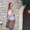Sunsa Damen Umhängetasche. Hobo Tasche aus Canvas/Leinwand. Produktbild-Vorschau 5