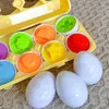 WOOPIE Montessori skladačka s vajcami – Spájaj tvary a Náhľad obrázku produktu 5