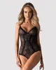 OBSESSIVE Slevika Teddy body Schwarz XXL Produktbild-Vorschau 15