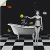 ARTland Wandbild, selbstklebend Ein Badezimmer für Fische Produktbild-Vorschau 1