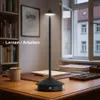 2er-Set, Moderne LED-Tischlampe kabellos schwarz, Pilzform Produktbild-Vorschau 7