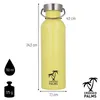 Trinkflasche Edelstahl Wasserflasche Fahrradflasche Produktbild-Vorschau 2