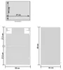 vidaXL Závesná sklenená skrinka Lyon White 40x31x60 cm Náhľad obrázku produktu 8