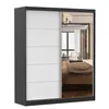 Schwebetürenschrank Kleiderschrank Bella 03, 183 cm, Produktbild-Vorschau 4