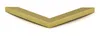 A gold-colored V-shaped object, likely a picture frame corner, is shown against a white background. Produktbild-Vorschau