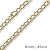 8mm Phantasiekette Collier Halskette Halsschmuck 585 Gold Produktbild-Vorschau 1