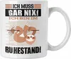 Trendation - Renter Tasse Geschenk Ich Muss Gar Nix Ich Bin Produktbild-Vorschau 1