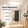 Lámpara de techo LED, 4300 lúmenes, diseño plano, 36W, 37 Vista previa de la imagen del producto 8