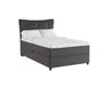 Boxspringbett, 120cm x 200cm, Grau, mit Bettkasten, Produktbild-Vorschau 7