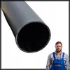 A close-up of a metal pipe with a man in work overalls standing in the bottom right corner. Náhľad obrázku produktu