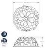 Nordic Ware -Blossom Bundt Pan Produktbild-Vorschau 16