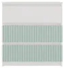 Topeshop M3 FR MINT, Mintfarbe, Weiß, 3 Schublade(n), Produktbild-Vorschau 3