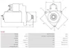 AS-PL S0193 Starter Anlasser 2kW für VW Touareg (7LA, 7L6, Produktbild-Vorschau 5