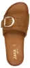 Jana: Sandalias cómodas de estilo pantufla, color marrón, Vista previa de la imagen del producto 8